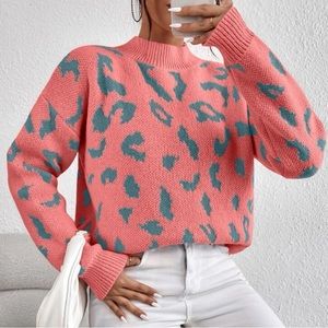 New leopard print sweater